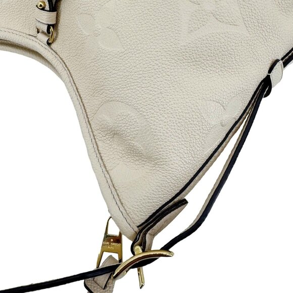 Louis Vuitton Carryall PM Monogram Empreinte Leather Shoulder Bag Off White - Picture 9 of 15
